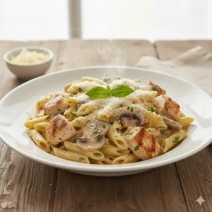 Pollo Funghi Parmesan